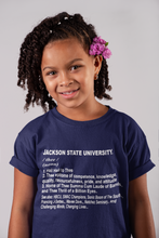 Load image into Gallery viewer, Jackson State University Tigers Thee Definition Youth &amp; Toddler T-Shirt

