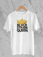 Load image into Gallery viewer, Black Strong Queen Juneteenth T-Shirt
