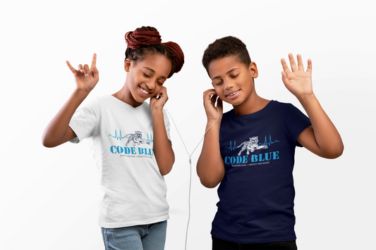 Jackson State University Tigers Code Blue YOUTH T-Shirt
